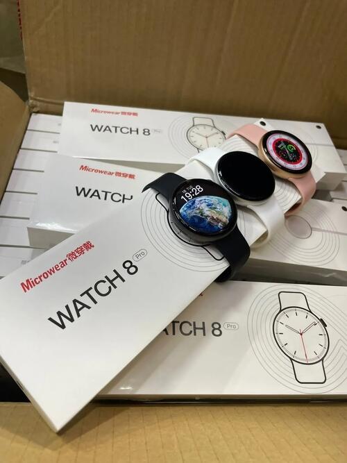 Smartwatch W8P W28 Pro Redondo Serie 8 Com NFC Comando de Voz - Preto