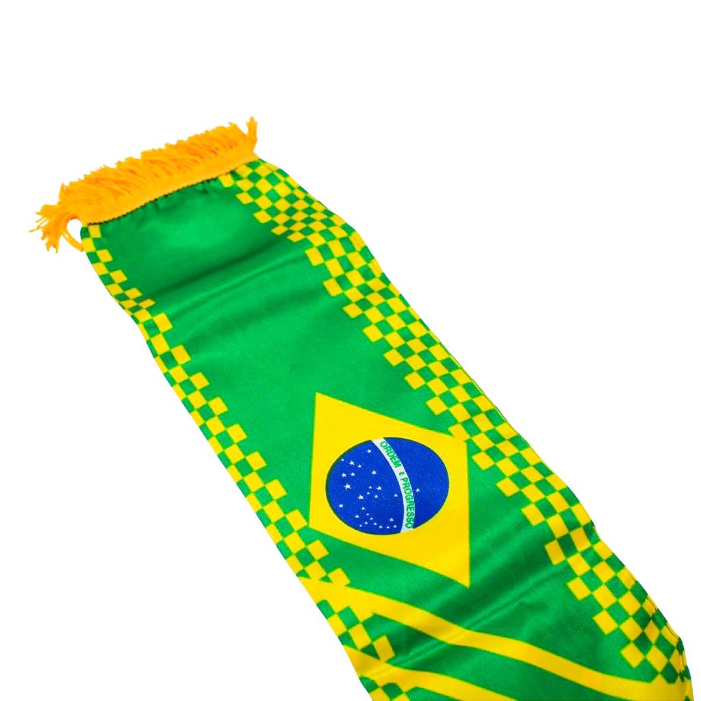 NO:0633 Cachecol Brasil Copa do Mundo
