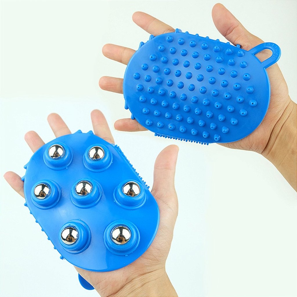 Luva Massageadora Corporal Manual Com 7 Esferas