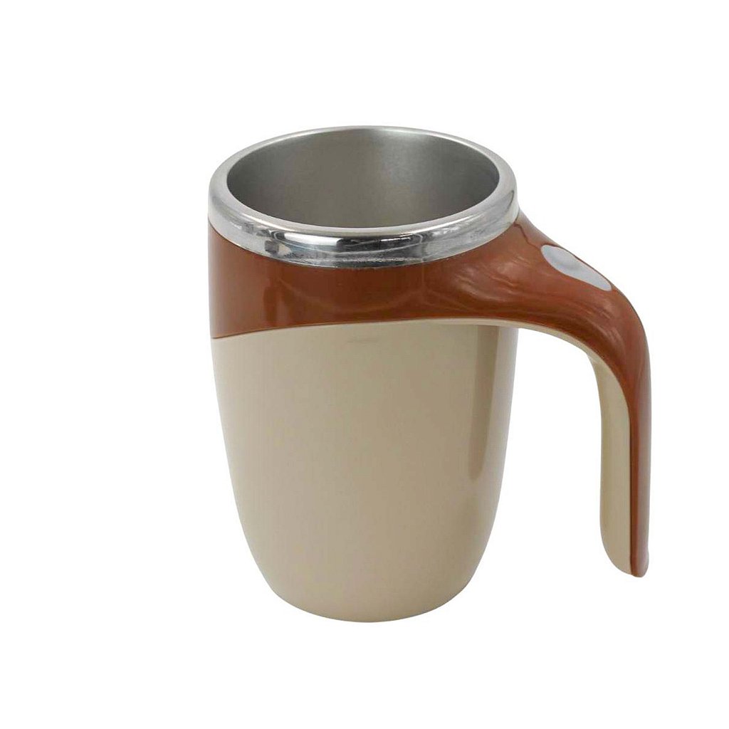 Caneca Térmica Com Tampa 380ml Mixer A Pilha