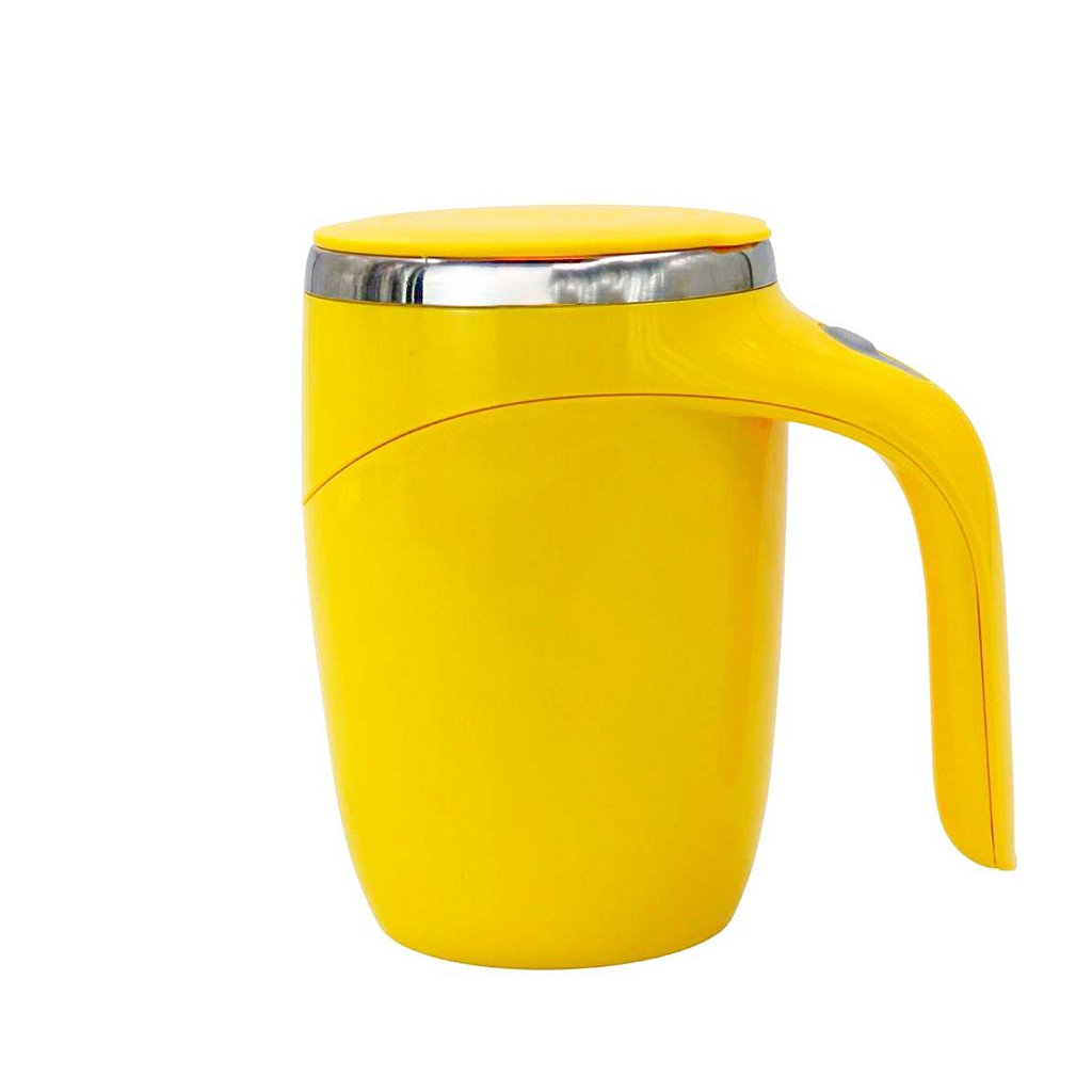 Caneca Térmica Com Tampa 380ml Mixer A Pilha