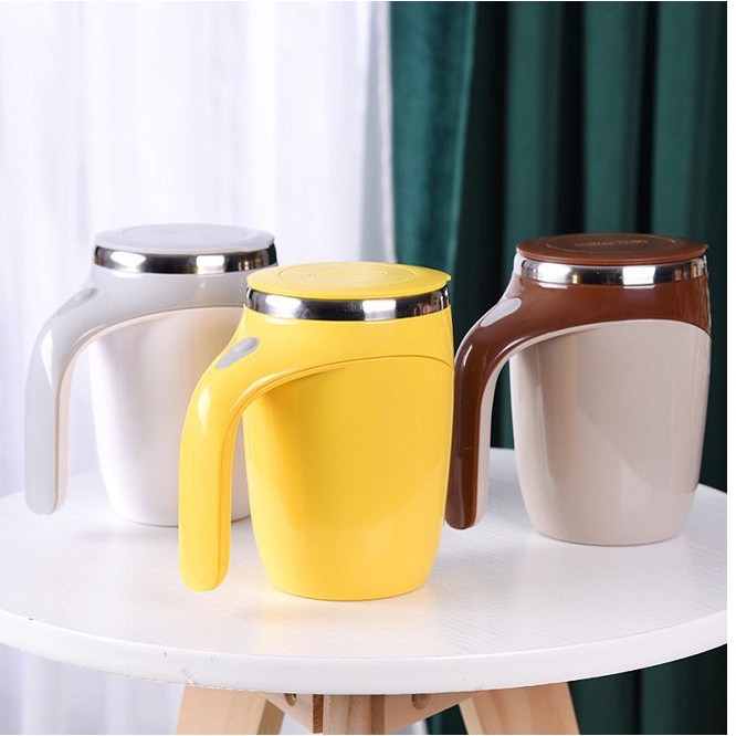 Caneca Térmica Com Tampa 380ml Mixer A Pilha