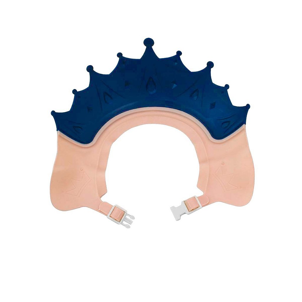 Chapéu Coroa Para Banho Bebê Viseira Protetor Para Olhos