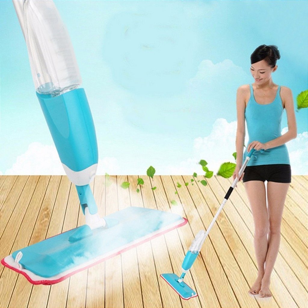 Spray Mop Esfregão Com Reservatório De Agua Rodo Limpador