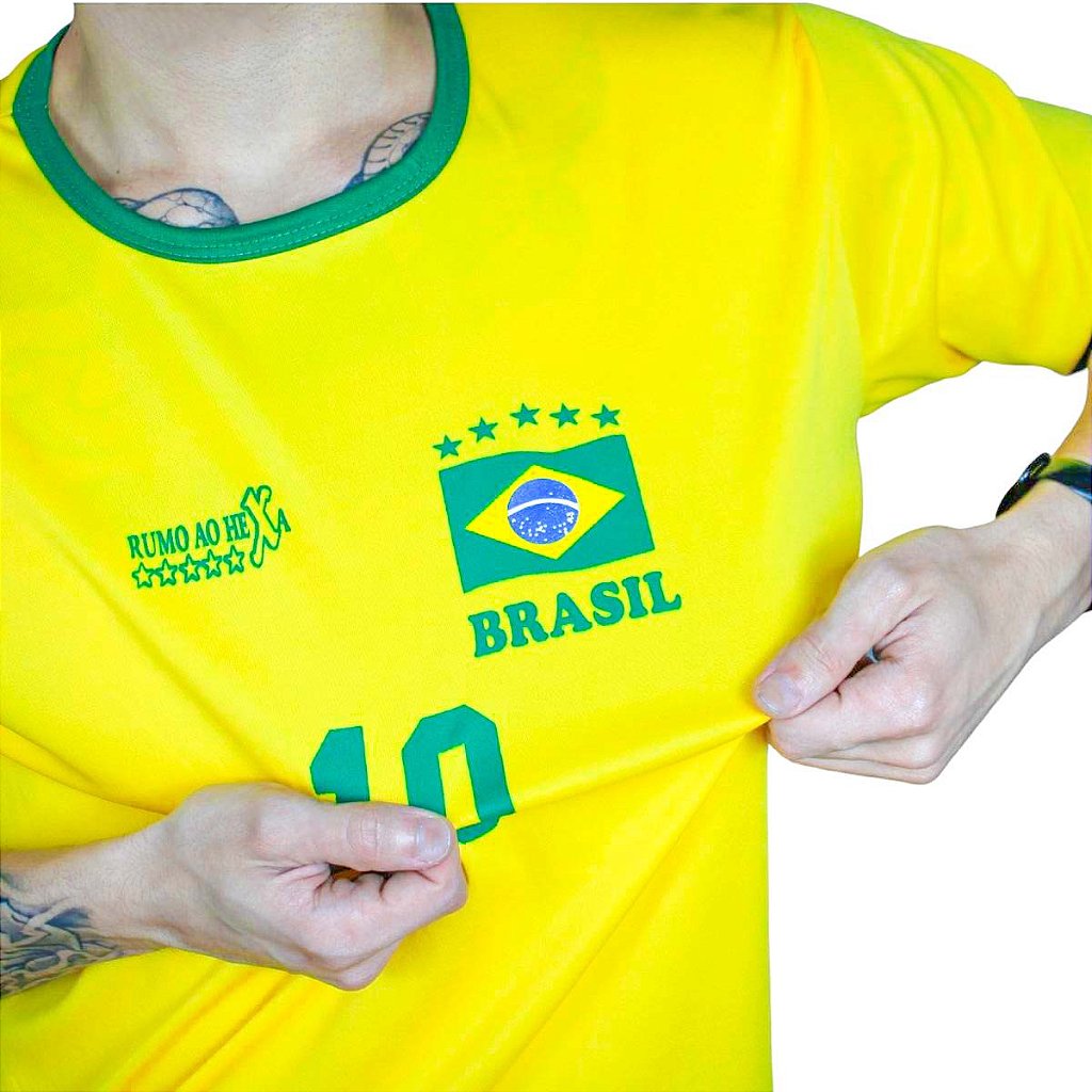 Camisa Brasil Copa do Mundo Torcedor Futebol