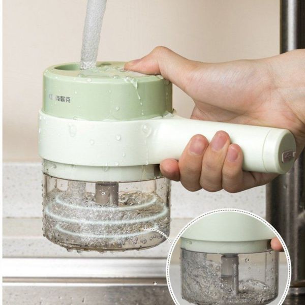 Cortador Triturador Elétrico Multifuncional Para Vegetais E Carnes Aço Inoxidável