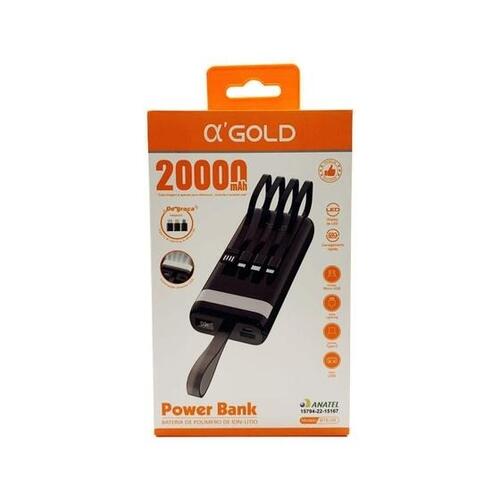 Carregador Portátil Power Bank 20.000mah Hmaston