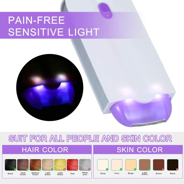 Depilador a Laser Mini Removedor De Pelos Corporal Yes Finish Touch Light