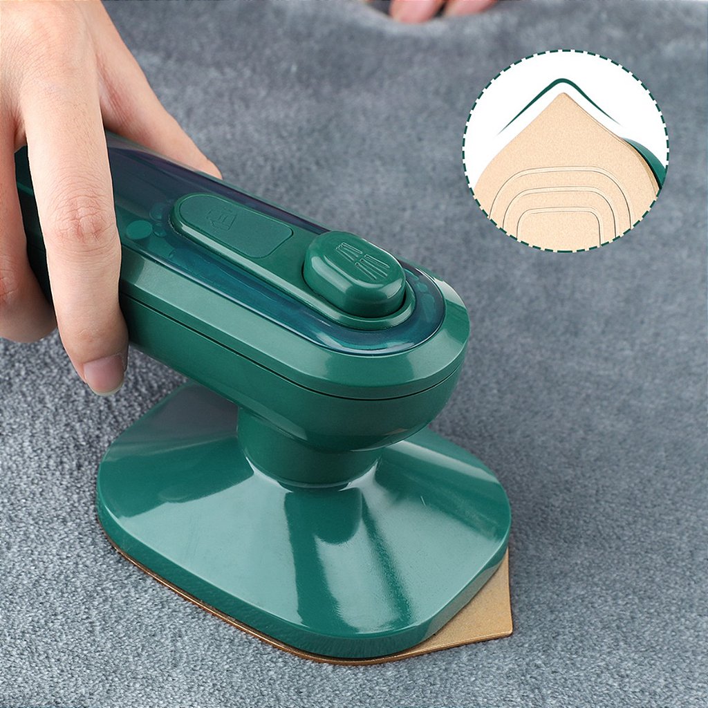 Mini Ferro De Passar Roupa Portátil Para Viagem Cabe Na Mala Bivolt