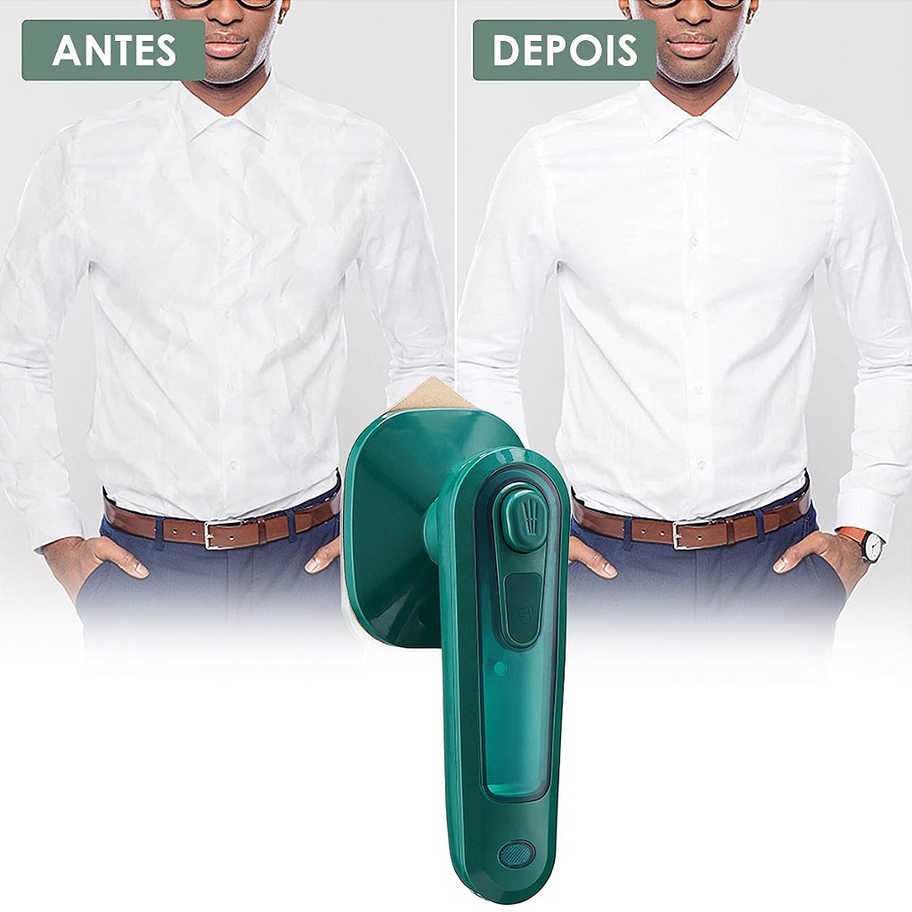 Mini Ferro De Passar Roupa Portátil Para Viagem Cabe Na Mala Bivolt