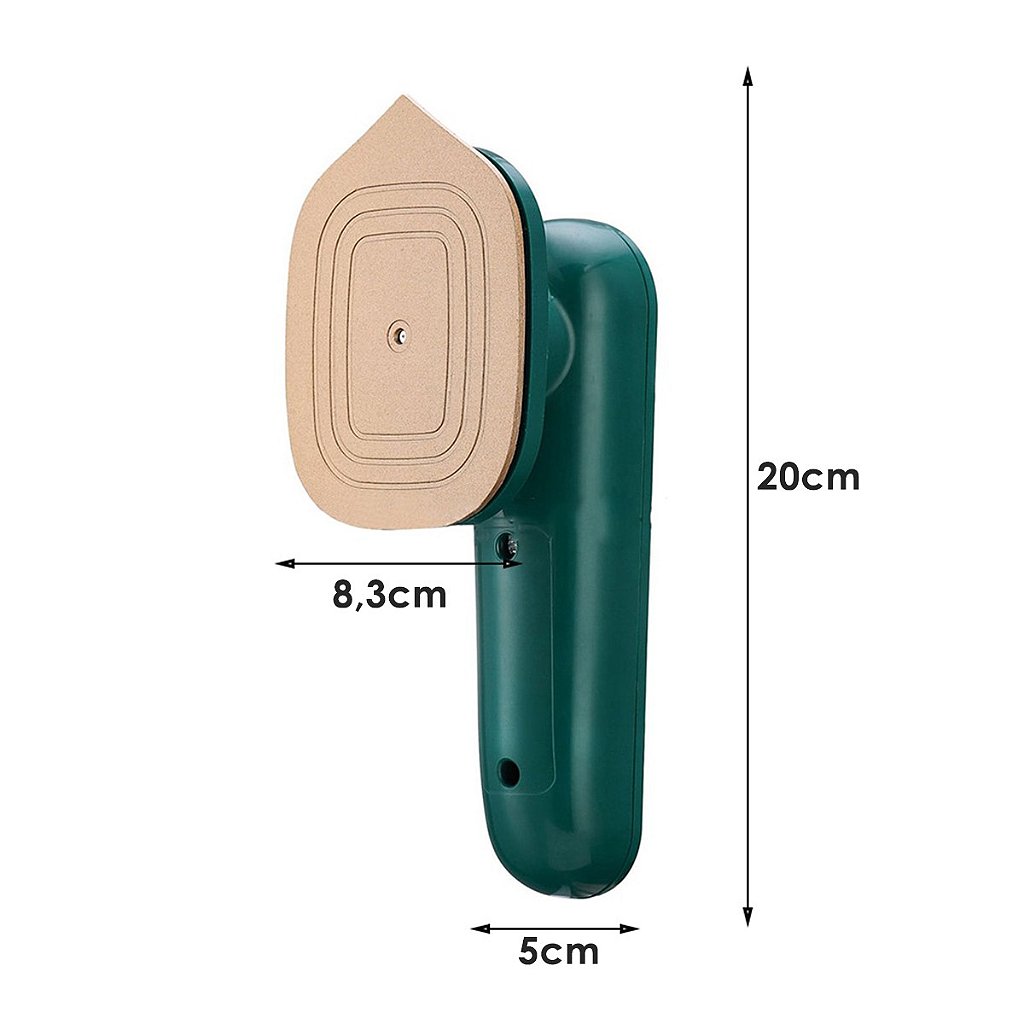 Mini Ferro De Passar Roupa Portátil Para Viagem Cabe Na Mala Bivolt