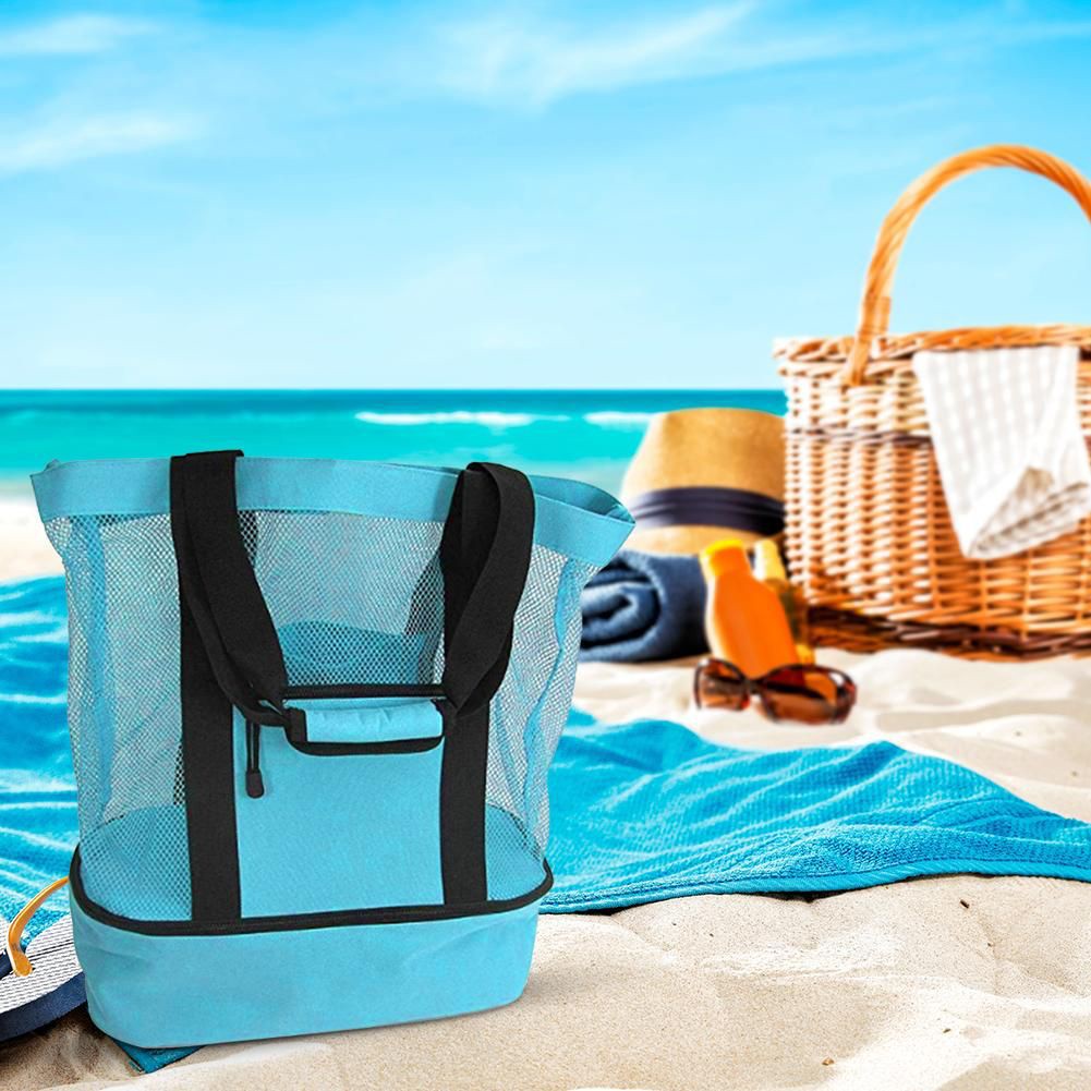 Bolsa Térmica C/ Compartimento Para Praia Piscina Campo