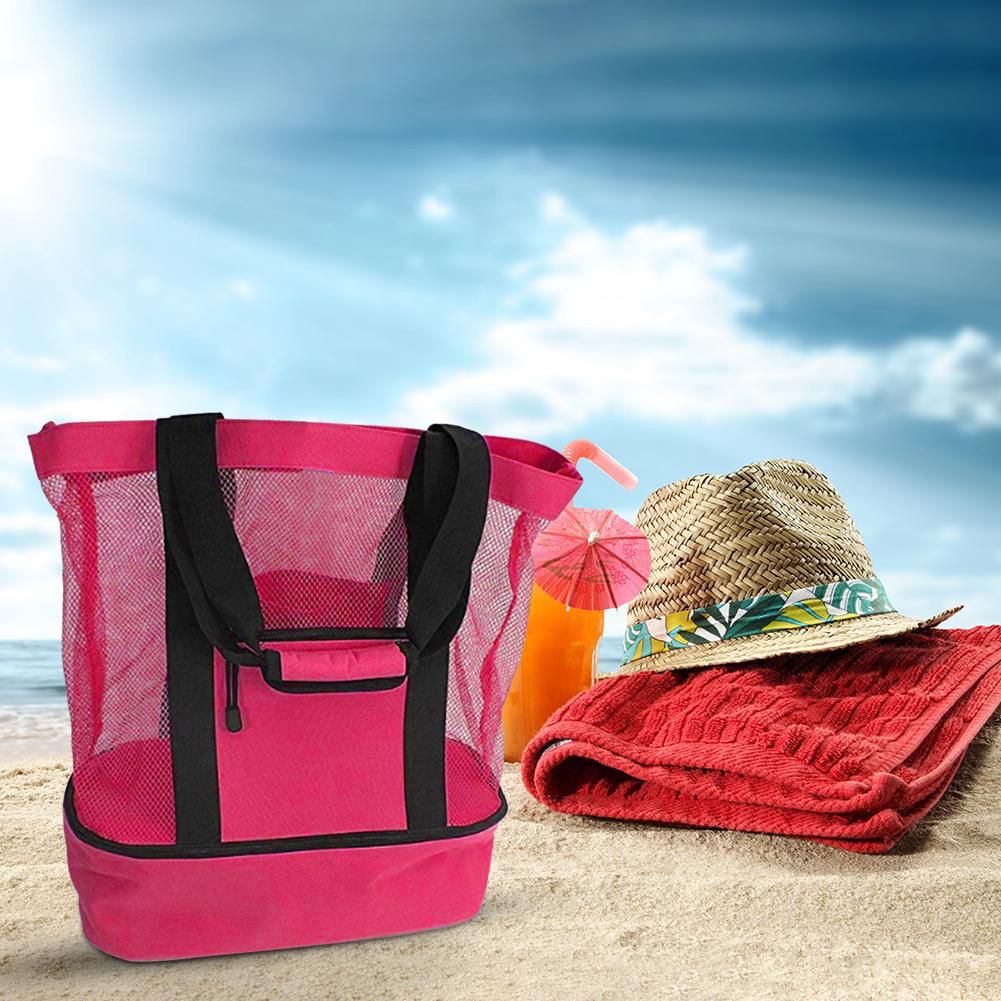 Bolsa Térmica C/ Compartimento Para Praia Piscina Campo