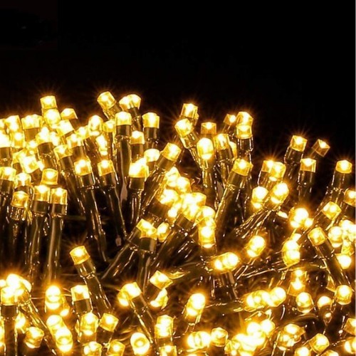 Pisca Pisca Cordão Com 100 Lâmpadas De Led Formato Gota 10 Metros Fio Preto