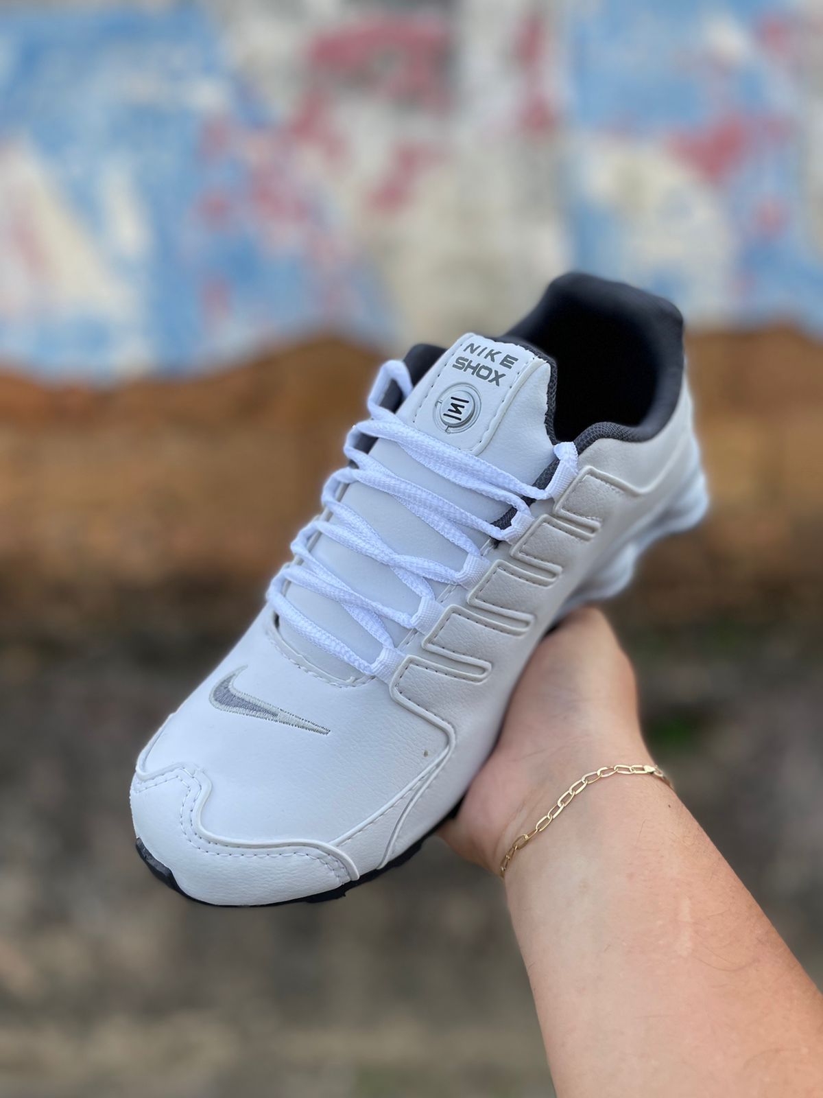 Tênis Shox NZ Masculino Nike Branco