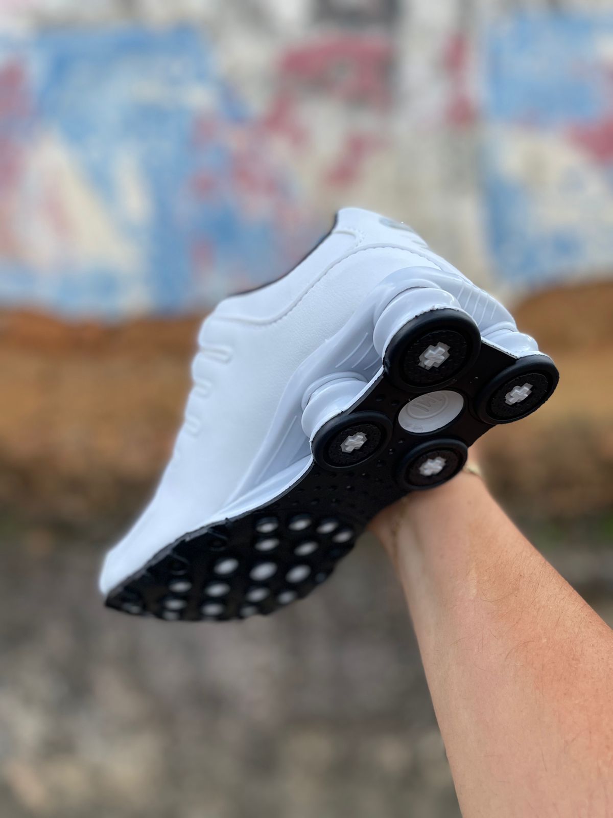 Tênis Shox NZ Masculino Nike Branco