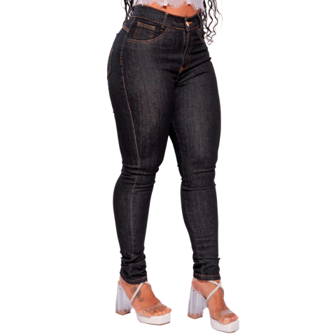 Kit 2 Calcas Feminina Jeans Cinza Rasgada Opcoes Estilosas