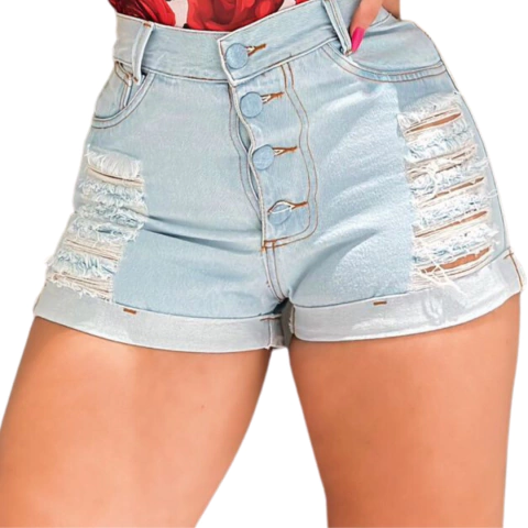 Kit 3 Shorts Feminino Cintura Alta Tres Pecas Um Estilo