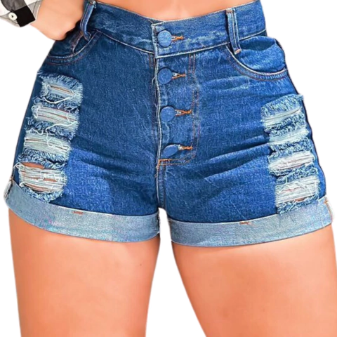 Kit 3 Shorts Feminino Cintura Alta Tres Pecas Um Estilo