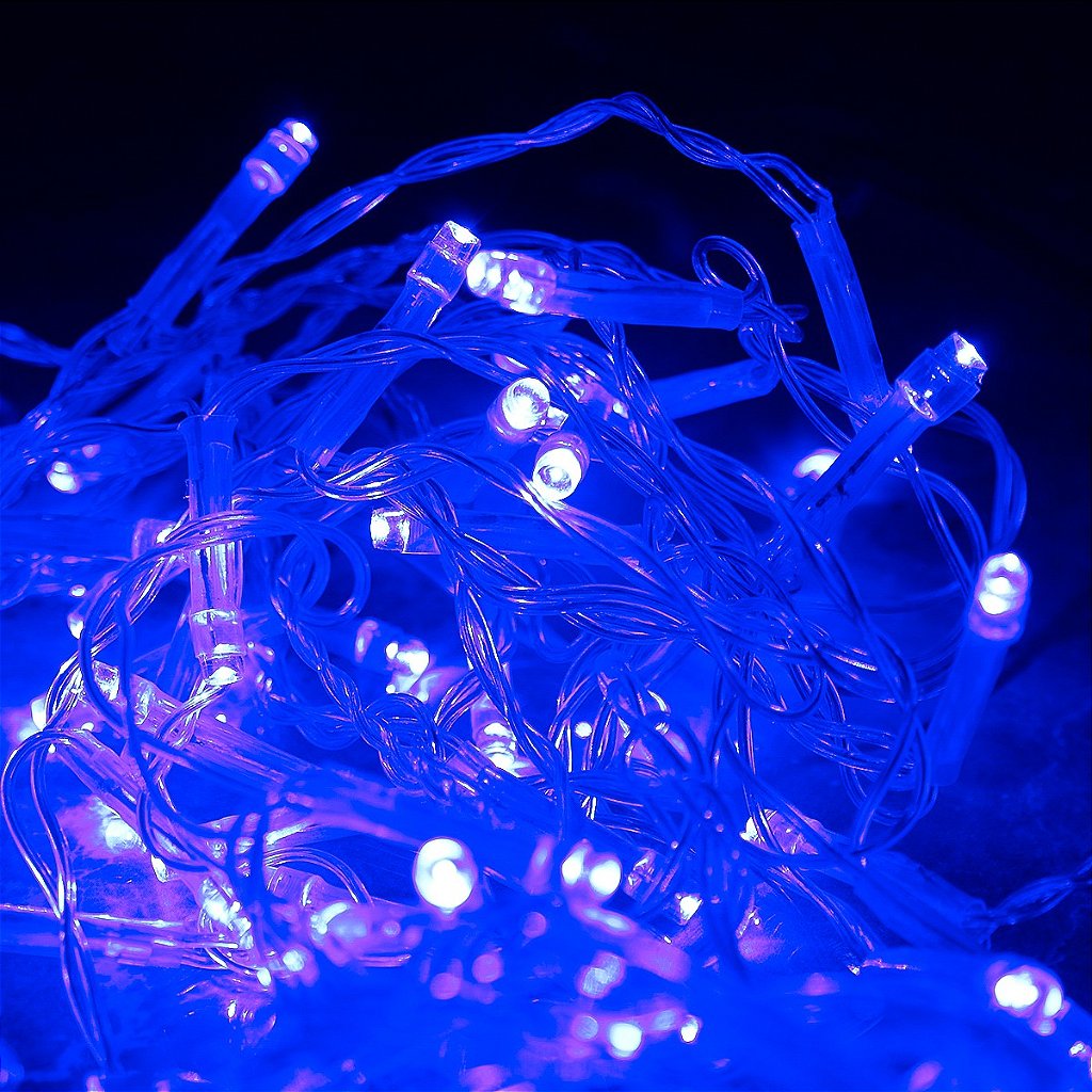 Pisca de LED Cascata 160L 4M X 70CM 8 Modos Tomada Natal Ano Novo Festas