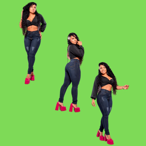Calca Jeans Destroyed Feminina Casual