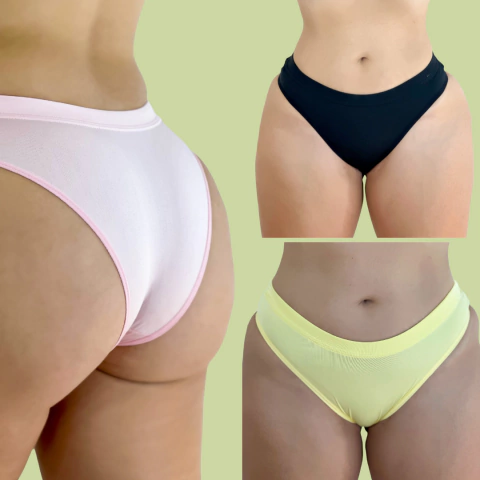 Kit 10 Calcinhas Femininas Varias Cores Cores Para Cada Dia