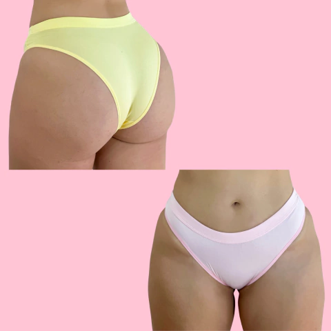 Kit 2 Calcinhas Femininas Varias Cores Escolha A Sua Cor