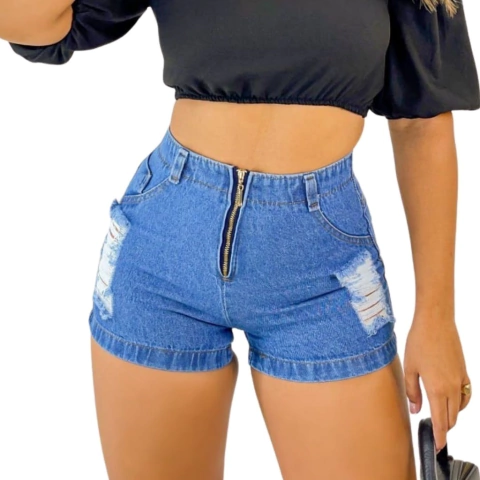 Short Jeans Moda Descomplicada Personalidade