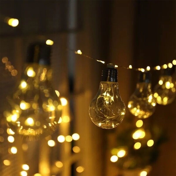 Fio De Fada Com 10 Lampadas De Led Pisca USB e Pilha