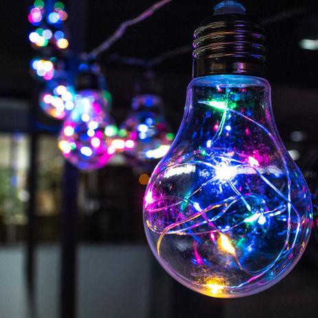 Fio De Fada Com 10 Lampadas De Led Pisca USB e Pilha