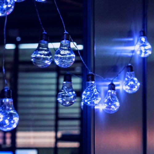 Fio De Fada Com 10 Lampadas De Led Pisca USB e Pilha