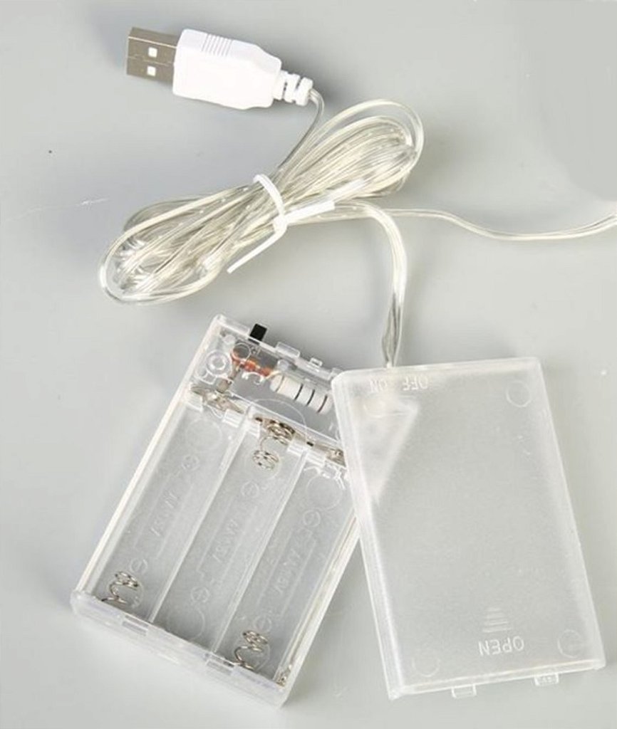 Fio De Fada Com 10 Lampadas De Led Pisca USB e Pilha
