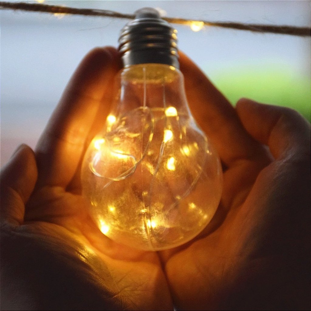 Fio De Fada Com 10 Lampadas De Led Pisca USB e Pilha
