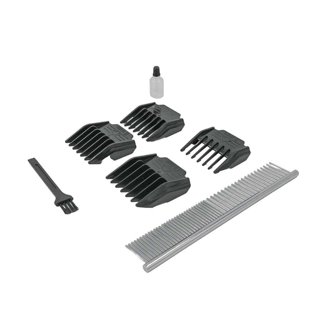 Kit Pet Maquina Recarregável Tosa De Cães E Gatos