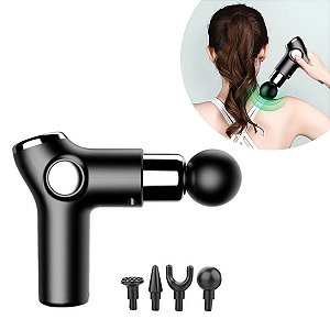 Mini Massageador Muscular Profissional Recarregável Silencioso