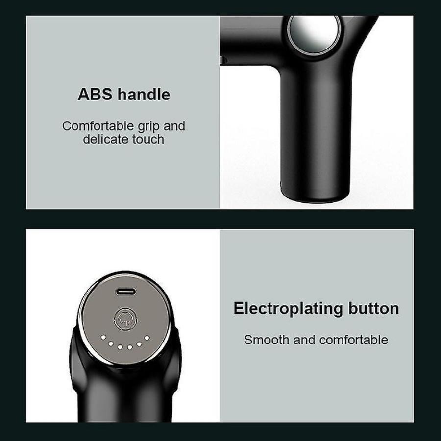 Mini Massageador Muscular Profissional Recarregável Silencioso