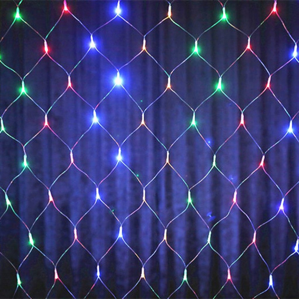 Pisca de LED Rede 160L 4x0,5M 8 Modos 110v Decoração Natal Ano Novo