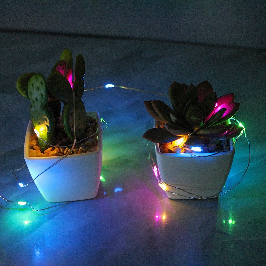 Pisca de LED Fio de Fada 100L 10 Metros USB e Pilha Decoração Fotografia Natal