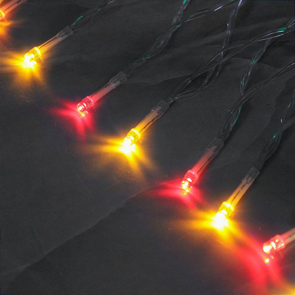 Pisca de LED Cordão 50L 5M a Pilha Para Natal Ano Novo
