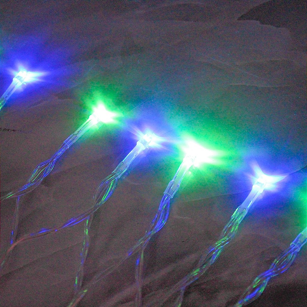 Pisca de LED Cordão 50L 5M a Pilha Para Natal Ano Novo