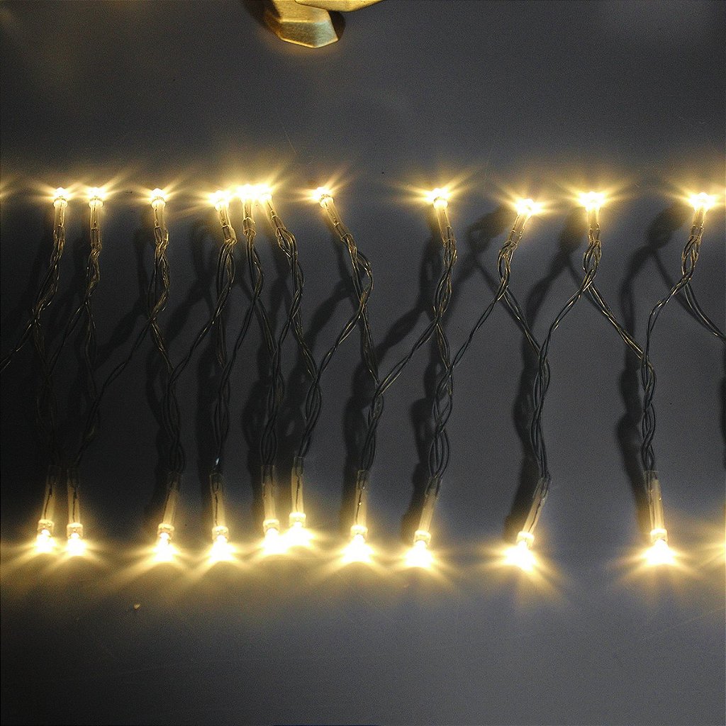 Pisca de LED Cordão 50L 5M a Pilha Para Natal Ano Novo