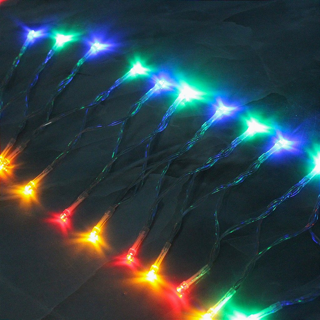 Pisca de LED Cordão 50L 5M a Pilha Para Natal Ano Novo