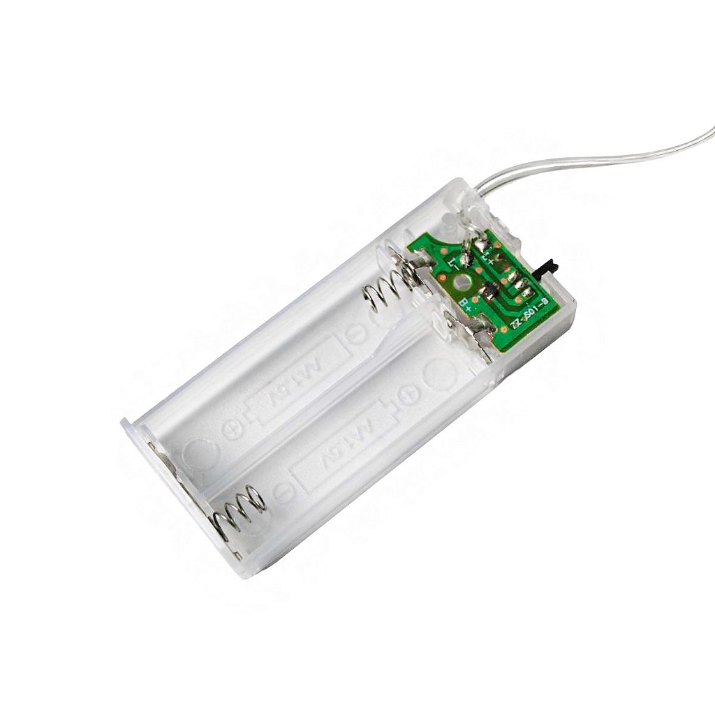 Pisca de LED Cordão 50L 5M a Pilha Para Natal Ano Novo