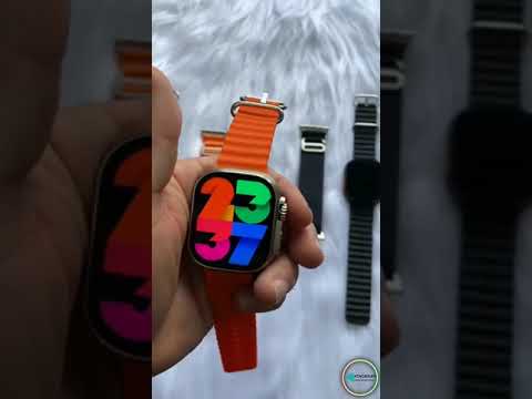 Smartwatch Hw9 Ultra Max Serie 9 Tela Amoled 49mm Bússola Pulseira Extra - Branco