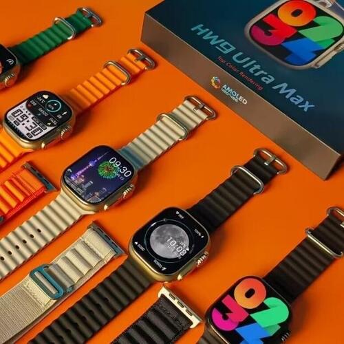 Smartwatch Hw9 Ultra Max Serie 9 Tela Amoled 49mm Bússola Pulseira Extra - Branco