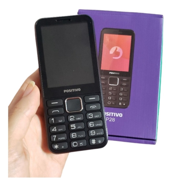 Celular Para Idoso Positivo P28 Dual Bluetooth Teclas Grande