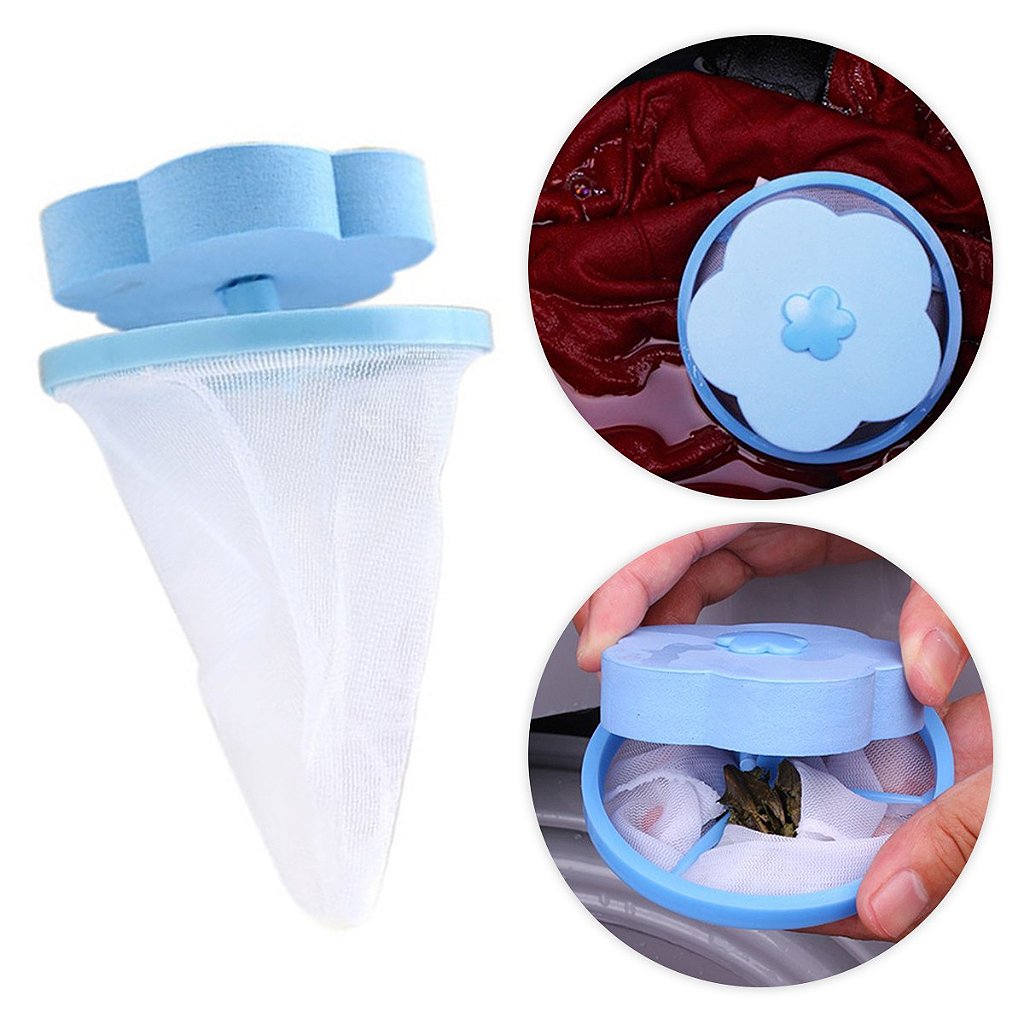 Coletor Tira Pelos Flutuante Para Máquina De Lavar Roupa Fiapos