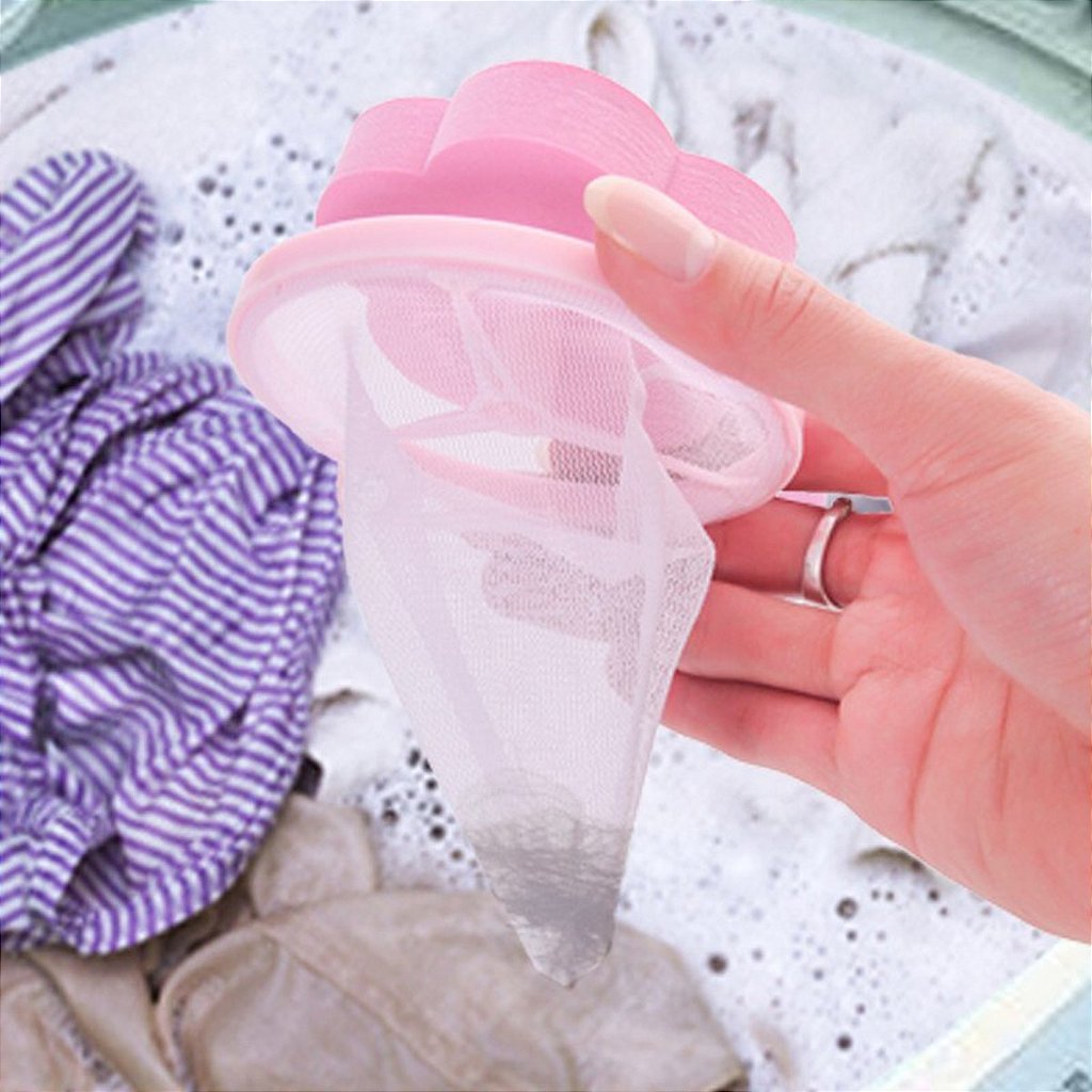 Coletor Tira Pelos Flutuante Para Máquina De Lavar Roupa Fiapos
