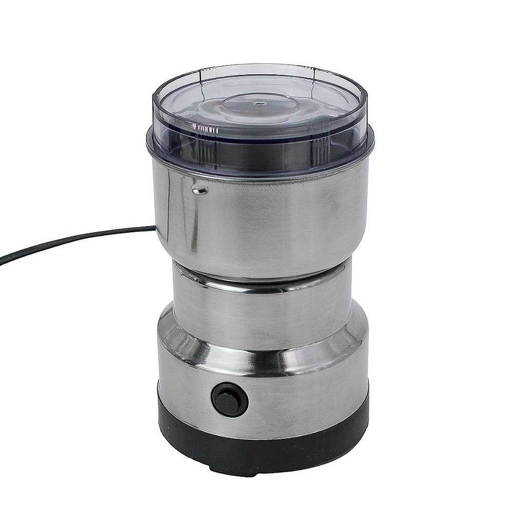 Moedor Triturador De Café Elétrico Inox Mini 150W 110v