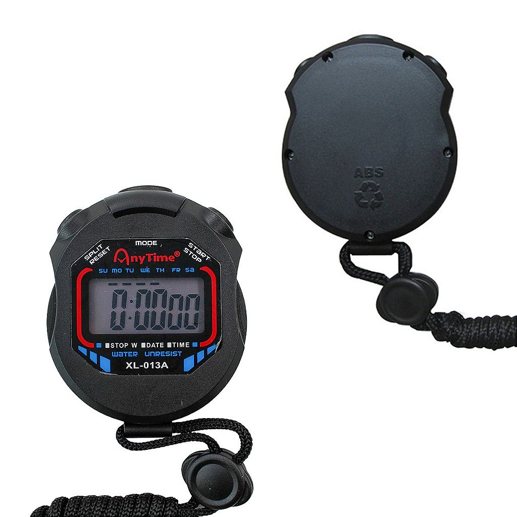 Cronômetro Digital De Mão Hora Alarme Crossfit Corrida